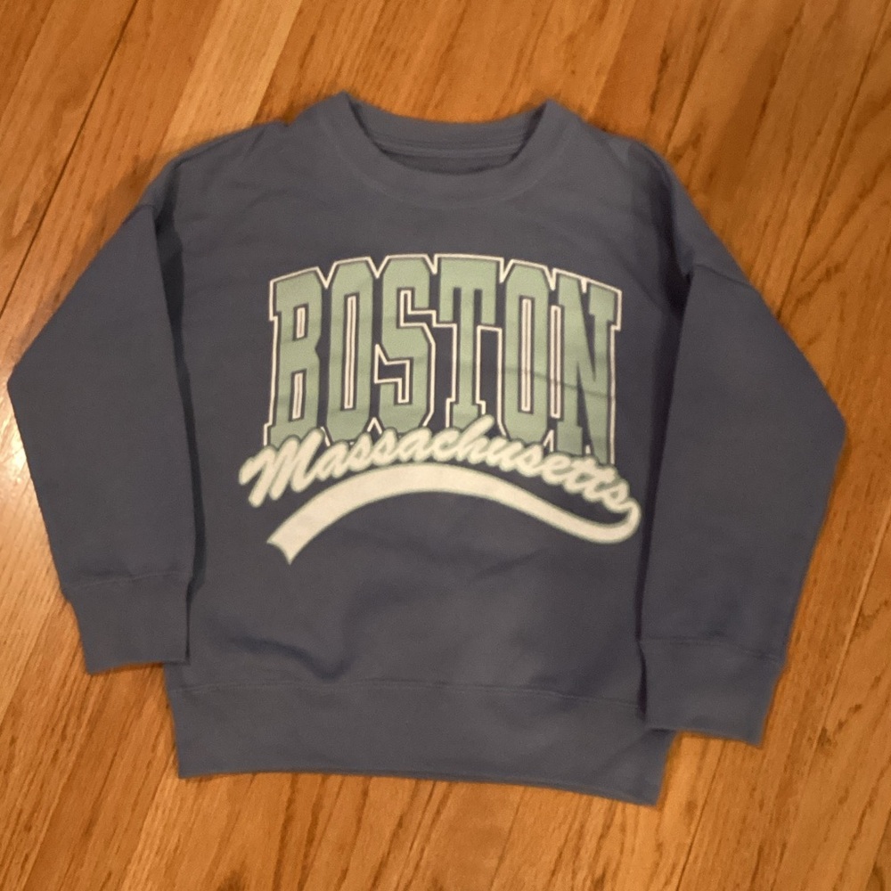 abercrombie kids Blue Boston Massachusetts Sweatshirt